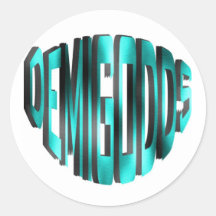 Título 3 de Demigodd Etiqueta Redonda