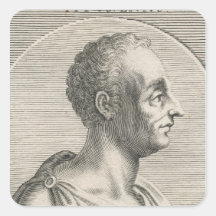 Titus Livius Calcomanías Cuadradass Personalizadas
