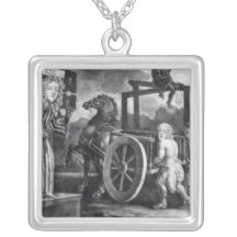 Titus Oates en el tercer día de su castigo Pendiente Personalizado