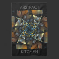 Toalla de cocina del arte abstracto del molinillo  toallas de cocina