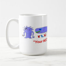 TOBA VOLCÁNICA de la gripe no tan Taza De Café