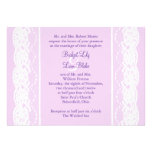 Toda la invitación francesa del boda del cordón de