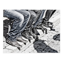 Toda la postal de los zapatos