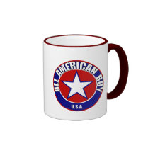 Toda la taza americana	del campanero del muchacho