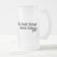 Todas las buenas cosas huelen como la pesca divert taza