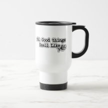 Todas las buenas cosas huelen como la pesca divert taza de café