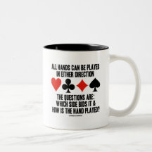 Todas las manos (del puente) se pueden jugar cualq taza