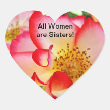 ¡Todas las mujeres son hermanas! flores del rosa r