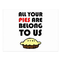 Todas sus empanadas son pertenecen a nosotros postal