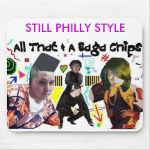 TODAVÍA cojín de ratón del ESTILO de PHILLY Tapetes De Raton