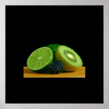 todavía de las frutas poster de la vida