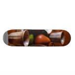 Todavía de los vidrios vida tabla de patinar