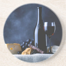 Todavía del vino prácticos de costa de la vida posavasos cerveza