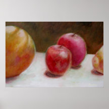 Todavía vida con el poster de la fruta