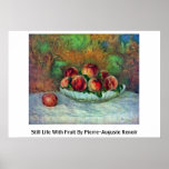 Todavía vida con la fruta de Pierre-Auguste Renoir Posters