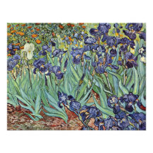 Todavía vida con los iris de Vincent van Gogh Anuncio