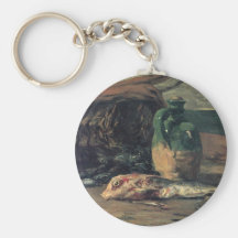 Todavía vida con los pescados - Paul Gauguin Llaveros Personalizados
