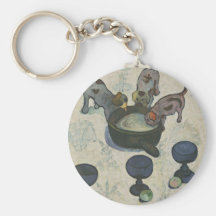 Todavía vida con tres perritos de Paul Gauguin Llavero Personalizado