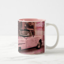 Todo el collage americano 50s tazas de café