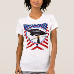 Todo el graduado americano camiseta