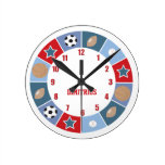Todo el reloj de pared del cuarto de niños del tem reloj de pared