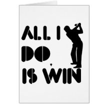 Todo lo que lo hago es triunfo en el golf tarjetón