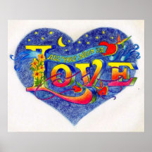 TODO LO QUE USTED NECESITA ES BOSQUEJO DEL AMOR POSTERS