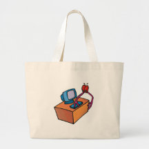 todo observa al monstruo del ordenador del techie bolsa