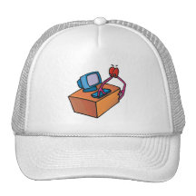 todo observa al monstruo del ordenador del techie gorras de camionero