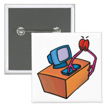 todo observa al monstruo del ordenador del techie pins