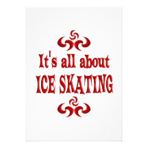 TODO SOBRE EL PATINAJE DE HIELO INVITACIONES PERSONALES 