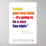 "Todo sobre poster del arco iris de Eve"