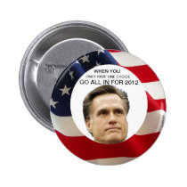 todos adentro para 2012 para el romney botones