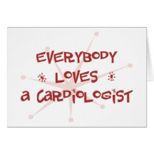 Todos ama a un cardiólogo tarjetas