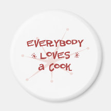 Todos ama a un cocinero imán para frigorífico