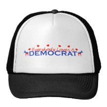 Todos ama a un Demócrata Gorras