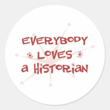 Todos ama a un historiador pegatinas  
