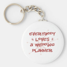 Todos ama a un planificador del boda llavero personalizado