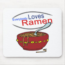 Todos ama la parodia de los Ramen Alfombrillas De Ratones