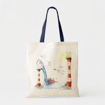 Todos en el tote del mar bolsas de mano