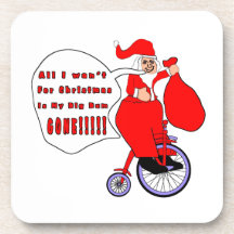Todos lo que quiero para el navidad posavasos