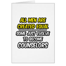 Todos los hombres son consejeros creados del igual tarjeta