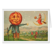 Todos los saludos de Hallowe'en Tarjeton