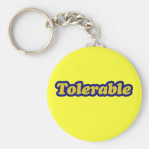 Tolerable Llavero Personalizado