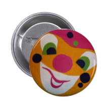 Toller Clown Button