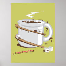 Toma un pueblo para despertarme encima de la impre poster