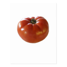 Tomate orgánico tarjeta postal