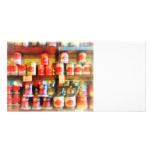Tomates conservados tarjetas fotográficas personalizadas