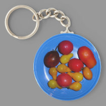 Tomates de la herencia llaveros