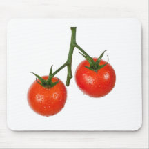 Tomates en una vid tapetes de ratón